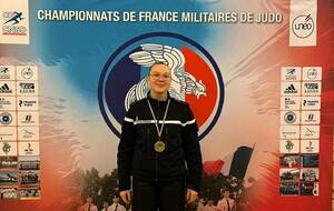 Andréa aux championnats de France militaire 