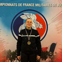 Andréa aux championnats de France militaire 